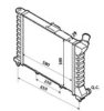 NRF 53827 Radiator, engine cooling